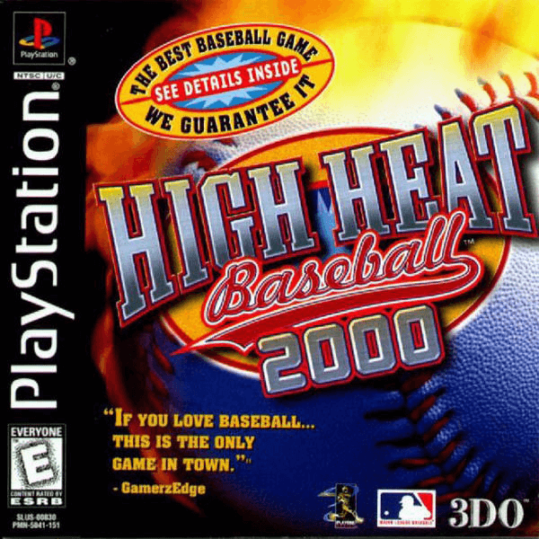 High Heat Baseball 2002 box art for Playstation